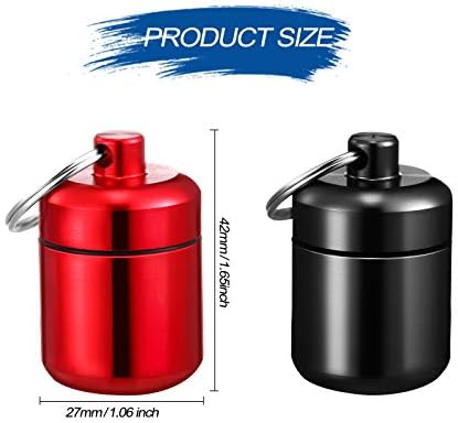 Patelai 4 Pack Ear Plug Carrying Case, Ear Plug Holder Keychain - Image 2