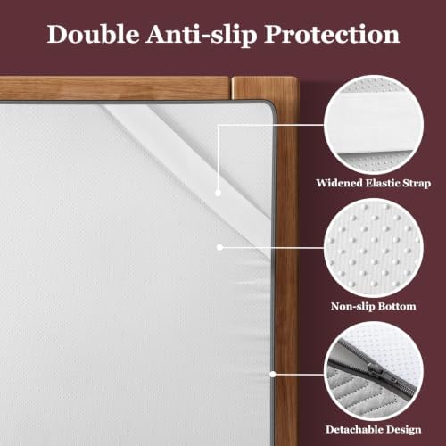BedStory 4 Inch King Size Extra Firm Mattress Topper - Image 6