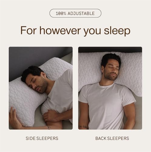 Coop Home Goods Original Crescent Adjustable Pillow, King Bed Pillows - Image 4