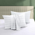 100% Egyptian Cotton Pillow Protectors Set of 2 Standard Size by ShunjieHome