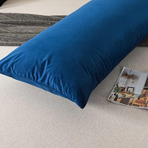 H HOUSEHOLD Velvet Body Pillow Cover, 20x54 Inches - Image 4