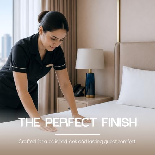 Bulk 20-Pack Full Flat Sheet Only, Hotel Top Sheet - Image 5