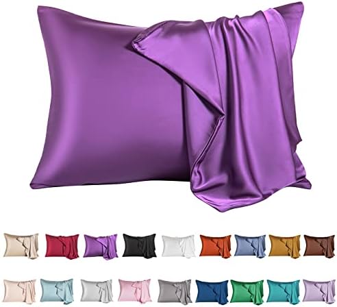 Mulberry Silk Pillowcase for Hair and Skin, King Size Cooling Silk Pillow Case by SIYUAN