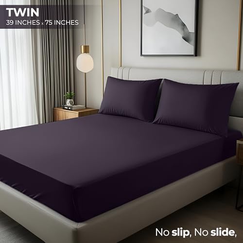 Twin Fitted Sheet, Ultra Soft Fits Up to 15 Inch Deep Pocket - Image 2