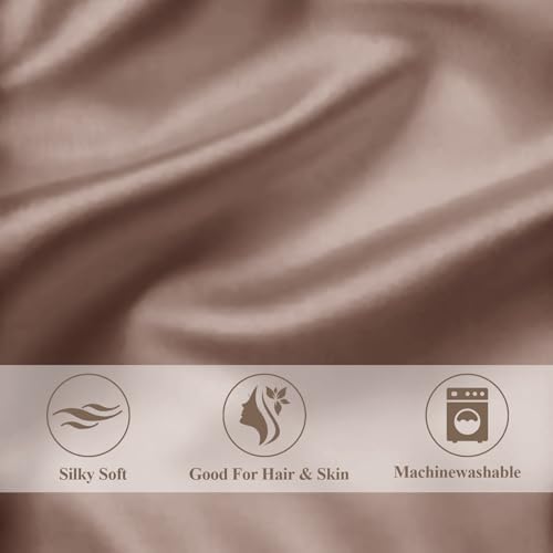 Vielit Queen Satin Pillowcase for Hair 2pc, Similar to Silk Pillow Cases - Image 5