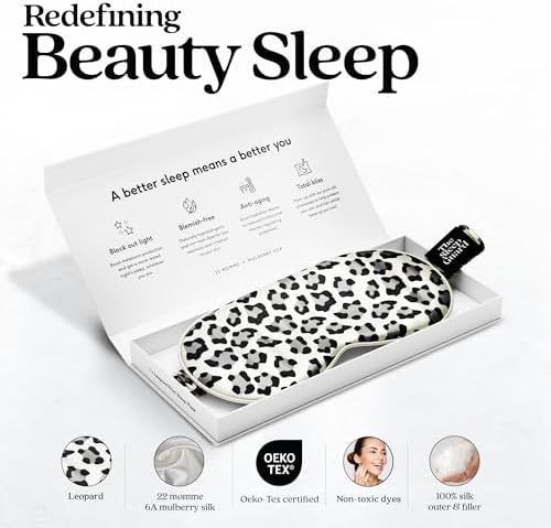 TheSleepGuard Pure Silk Sleep Mask Light Blocking Travel Essentials. Eye Masks - Image 2