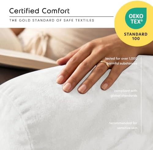 Nestl Reading Pillow for Bed, Back Pillow for Sitting Up in Bed - Image 5