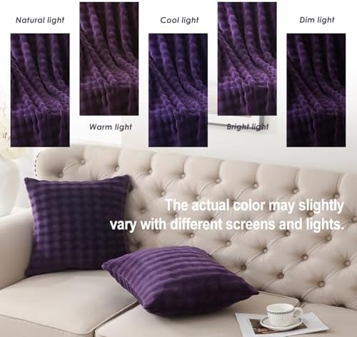 SOCHOW Decorative Throw Pillow Covers 18x18 Inches Set of 2 - Image 7