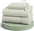 LANE LINEN Twin XL Sheets 100% Organic Cotton 3pc Percale Cooling by LaneLinen