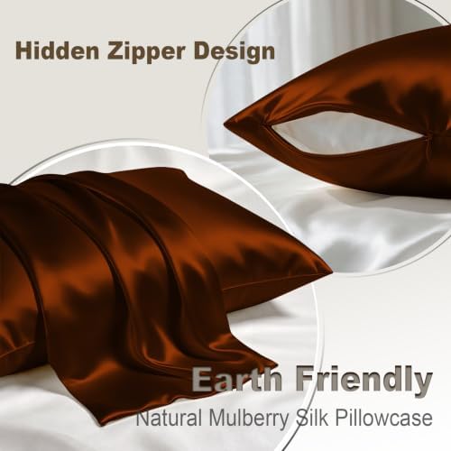 LYSHIN Silk Pillow Cases 2 Pack King Size - Image 2