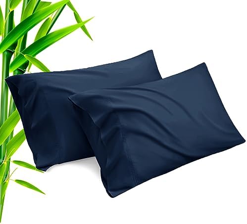 TELUS Pillow Cases Queen Size 2 Pack, Bamboo Rayon Cooling Pillowcases by TELUS
