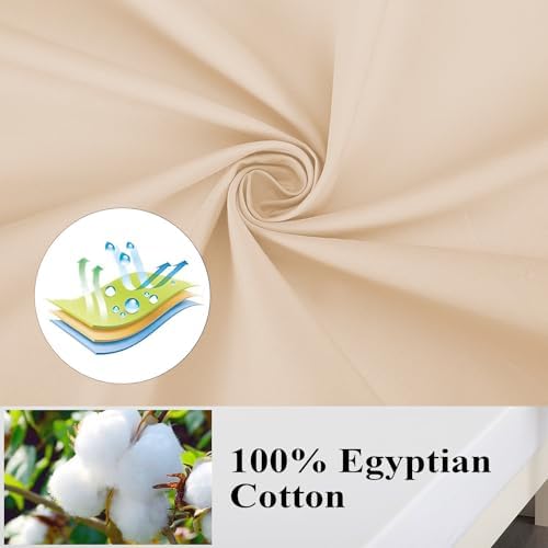 100% Egyptian Cotton Toddler Pillow Cases Set of 4 - Image 3