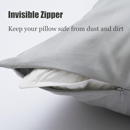 100% Cotton Zippered Pillow Protectors Queen Size - Image 3