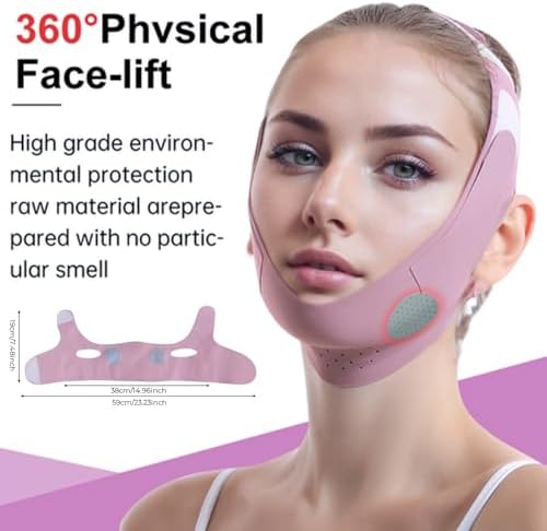 ROWMATE Graphene V-Line Mask Chin Up Mask V Shaped Face Mask Chin Strap - Image 5
