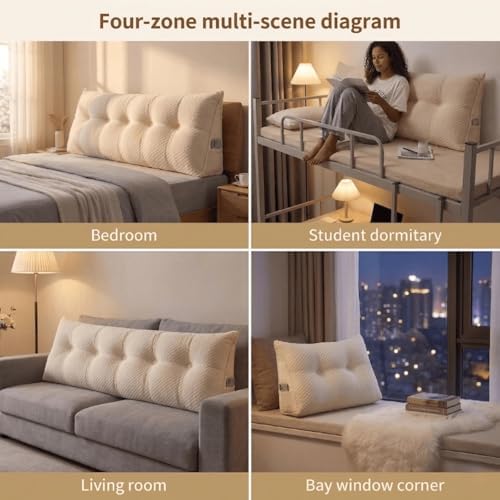 Headboard Pillow King Size, Reading Pillow - Image 6