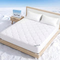 Cooling Mattress Pad Full, Breathable Quilted Fitted Mattress Protector by RestTwillOfficial