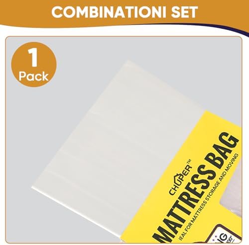 King/Cal King Mattress Bag for Moving and Storage, Waterproof Plastic Mattress - Image 6