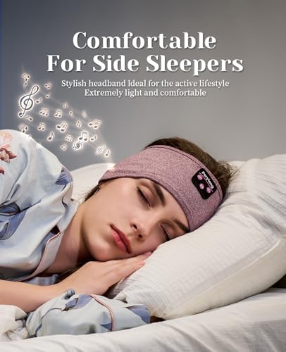 Perytong Sleep Mask and Bluetooth Sleep Headband Headphones Set, Close Your - Image 2
