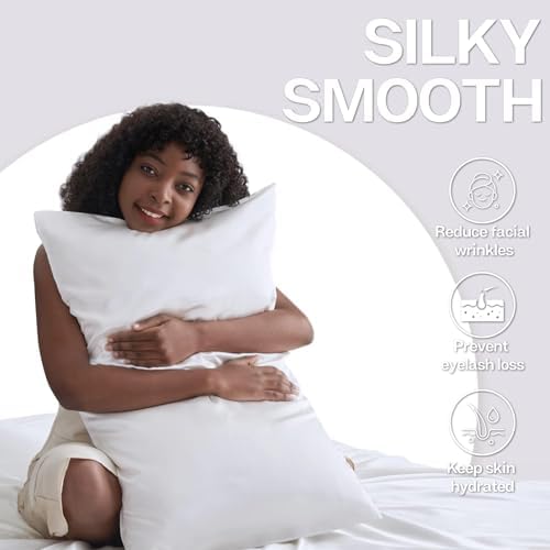 MR&HM Satin Pillowcase 2 Pack, Queen Size 20"x30" - Image 3
