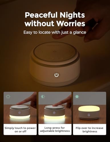 Momcozy Sound Machine for Baby-20 Soothing Sounds & Touch Warm Light Portable - Image 5