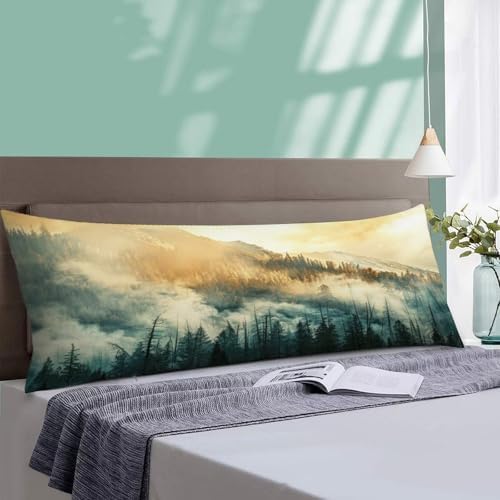Foggy Mountain Body Pillow Cover Pillowcase - Image 4