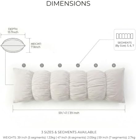 Pat. Pend. Segmented Body Pillow - Image 5