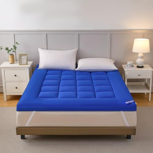 Shatex 2.5 inch Mattress Topper, King Size Mattress Pad - Image 2