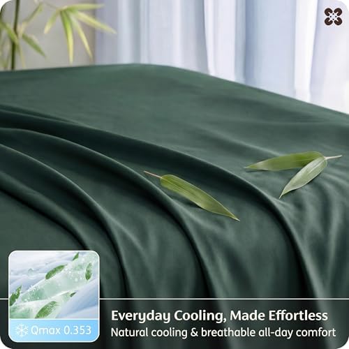 Bedsure PureWoven 100% Rayon Derived from Bamboo, King Size Sheets Set - Image 4