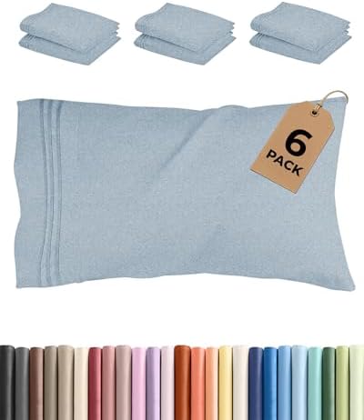 King Standard Pillow Cases Set of 6 by CGKUnlimited