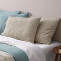 PHF Ultra Soft Waffle Pillow Shams Cal King 20"x40", No Insert by PHF