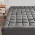 Mattress Pad Cover with Stretches to 18” Deep Pocket Fits Up to 8”-21” Cooling by oaskys