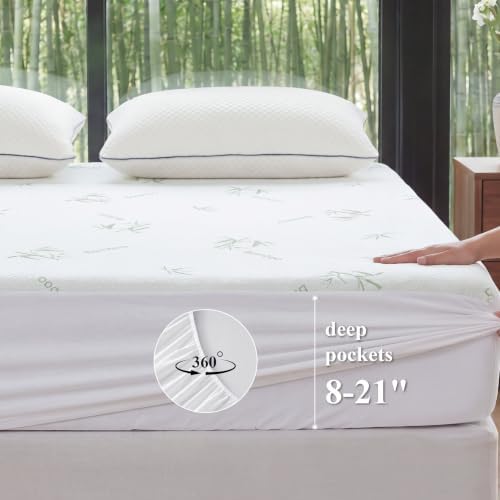 Mattress Cover Twin XL College Dorm Waterproof Mattress Protector - Image 5