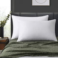 100% Cotton Zippered Pillow Cases Queen Size Set of 4, Super Soft & Breathable by LOSAFEFE