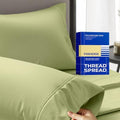 Thread Spread 100% Egyptian Cotton King Size Pillow Cases Set of 2 by THREADSPREAD