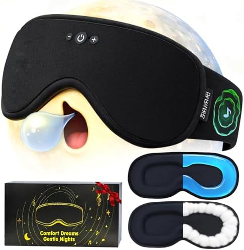 Weighted Bluetooth Sleep Mask by RestEasyLiveCalm