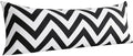 NTBAY Body Chevron Pillowcase, 1800 Thread Brushed Microfiber Black and White by NTBAY