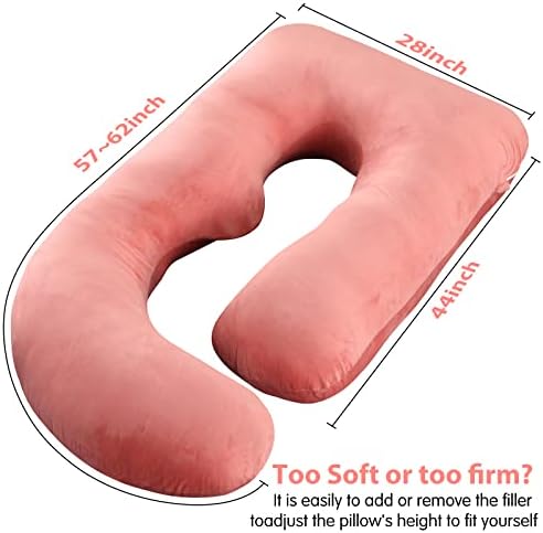 Elover U Shaped Pregnancy Pillow, Full Body Maternity Support - Image 6