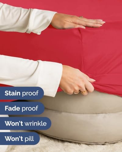 CGK Linens 2 Pack Extra Deep Twin Fitted Sheets - Image 5
