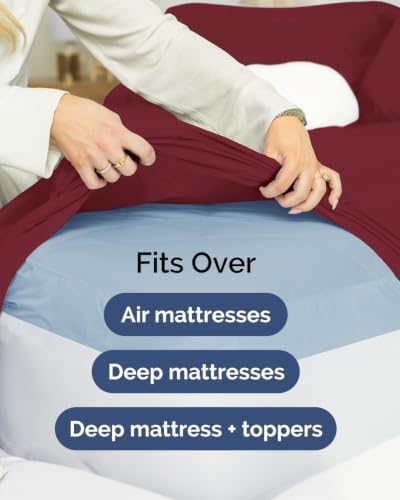 CGK Linens 2 Pack Extra Deep King Fitted Sheets - Image 7