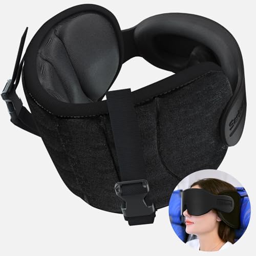 SARISUN Travel Pillows for Airplanes, Stable Head Support, Travel Essential by SARISUN