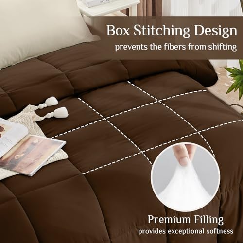 JOLLYVOGUE California King Comforter Set, Ultra-Soft Bed in a Bag Cal King Size - Image 3