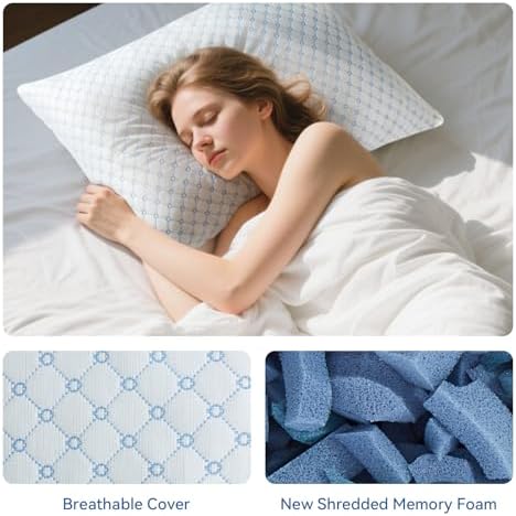 Cooling Adjustable King Pillows 2 Pack - Image 3