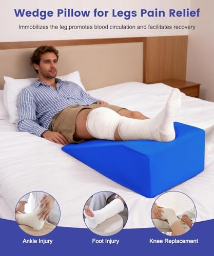 Knee Surgery Pillow Straight Leg Pillow Elevation Blood Circulation - Image 3