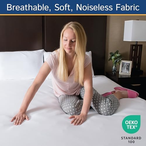 California King Mattress Protector Bedbug Waterproof Zippered Cover - Image 6
