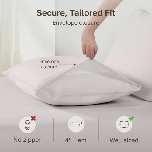 California Design Den Organic Cotton 2-Pack Standard Pillowcases - Image 4