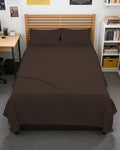 Full XL Sheets - 4 Piece Full XL Sheet Set - Breathable & Cooling - Brown by CGKUnlimited