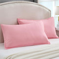 Stripe Quilted Pillowcases Set of 2, King Size Envelope Pillow Covers Soft by Uhamho