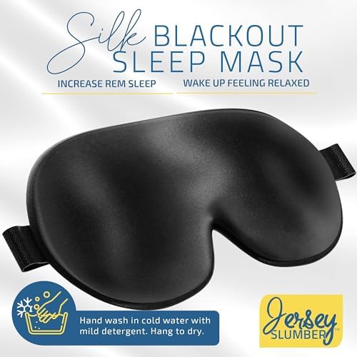 Jersey Slumber 100% Silk Sleep Mask - Image 2