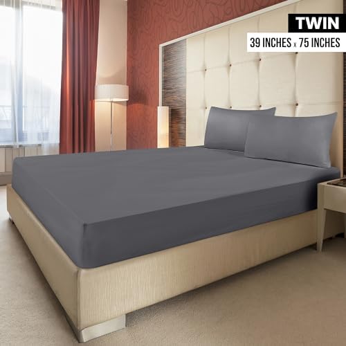 Pack of 6 Twin Fitted Sheet, Fits Up to 15 Inch Deep Pocket - Image 2