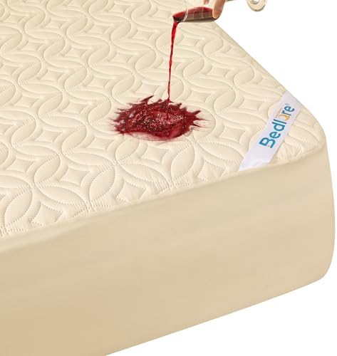 BEDLORE Waterproof Mattress Protector, Queen Size Mattress Pad Noiseless by Bedlore